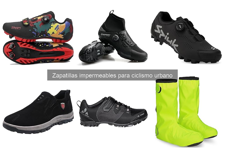 Ventajas de las zapatillas impermeables para ciclismo urbano