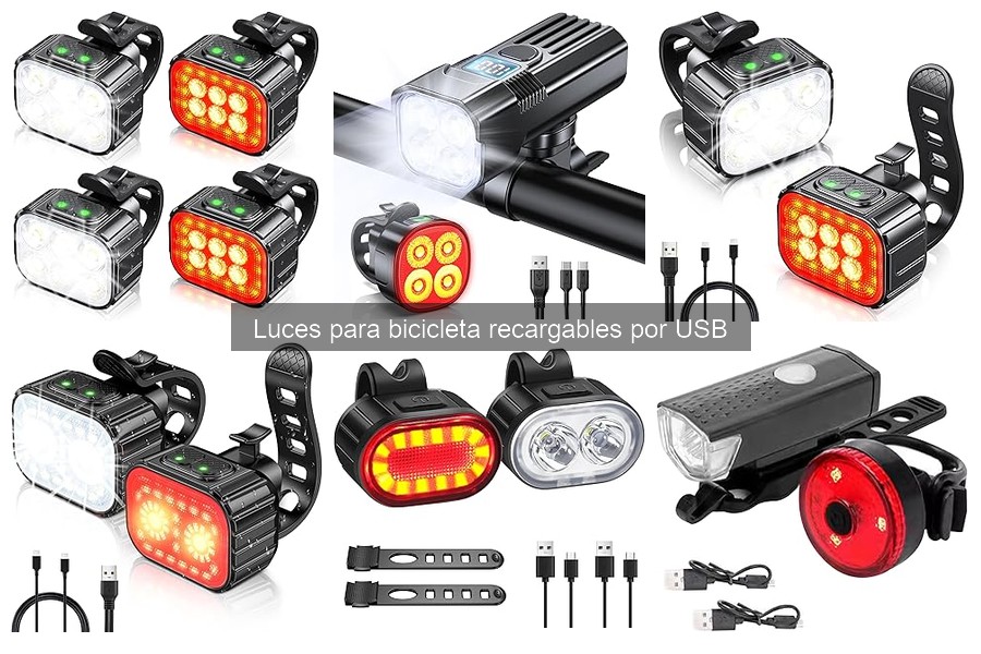 Ventajas de luces para bicicleta recargables por USB