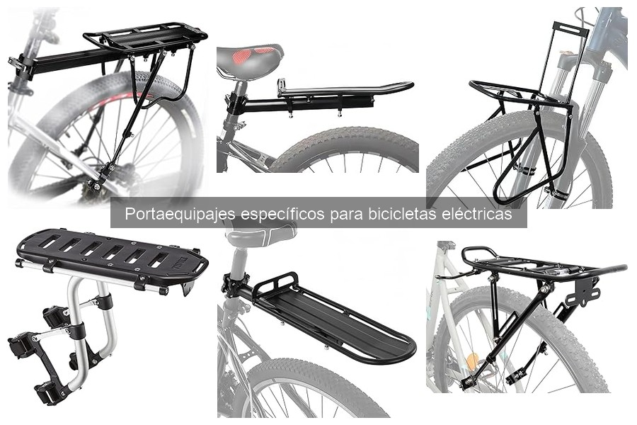 Ventajas de usar un portaequipajes en bicicletas eléctricas