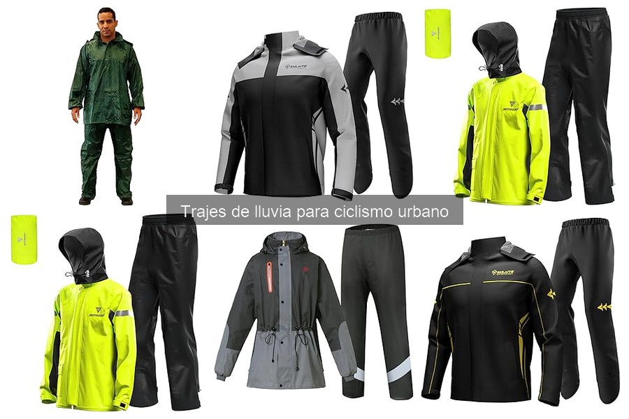 Ventajas de usar un traje de lluvia para ciclismo urbano