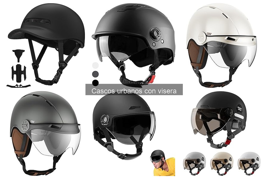 Ventajas del casco urbano con visera para ciclistas