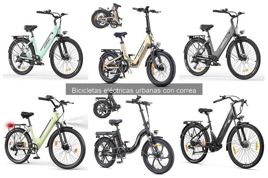 Ventajas y desventajas de bicicletas eléctricas urbanas con correa
