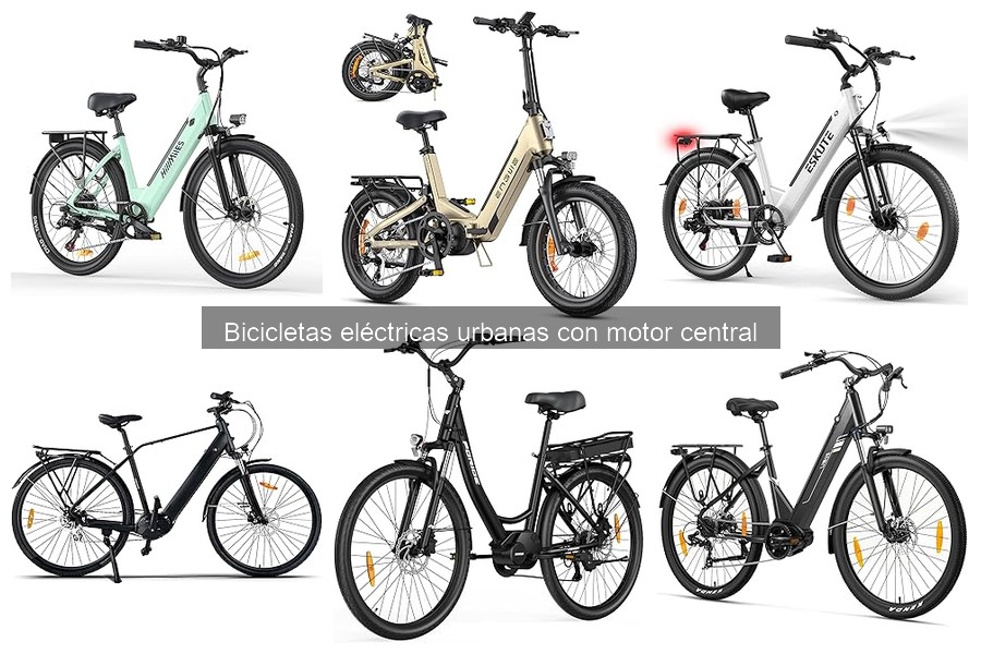 Ventajas y desventajas de bicicletas eléctricas urbanas con motor central