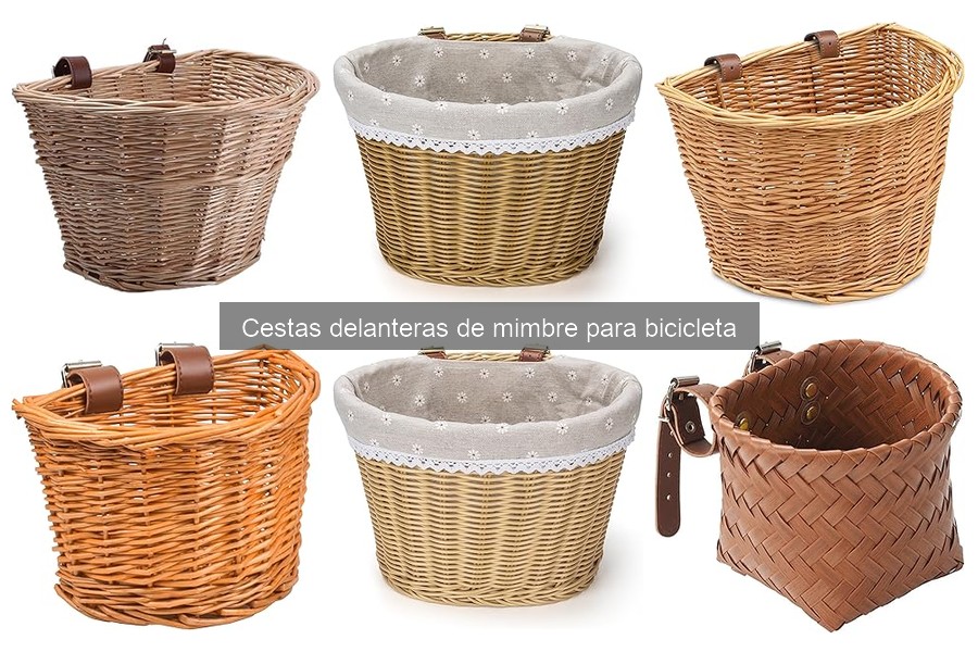 Ventajas y desventajas de cestas de mimbre para bicicleta