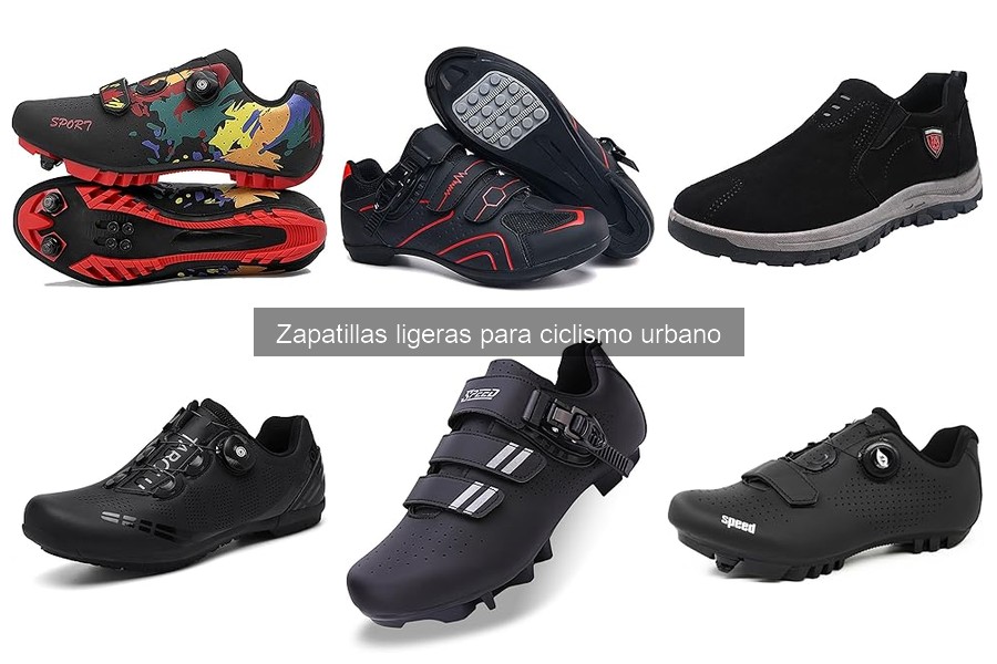 Ventajas y desventajas de las zapatillas ligeras para ciclismo urbano