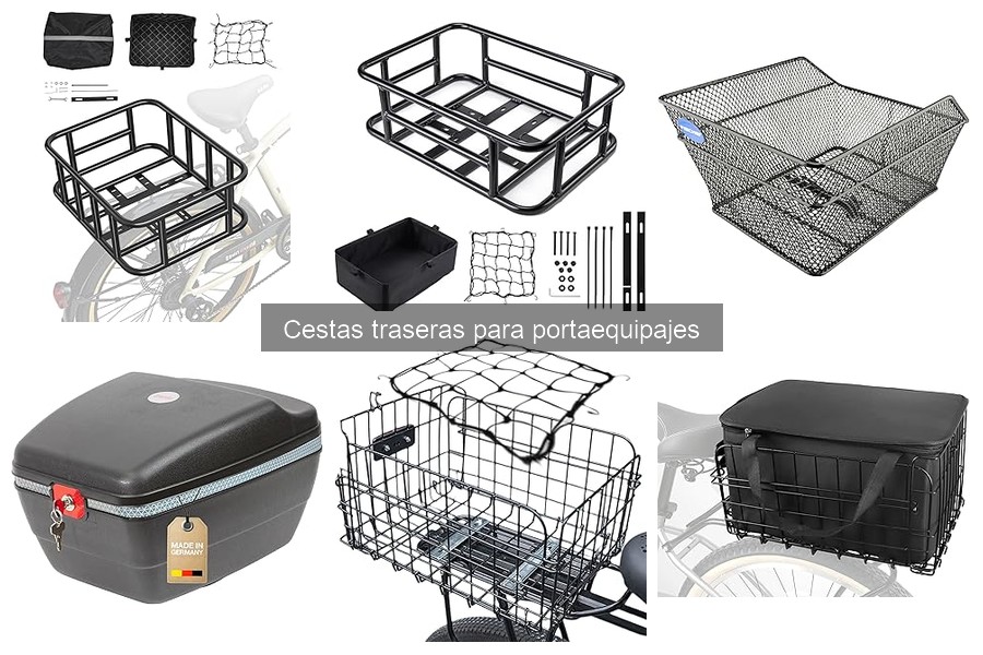Ventajas y desventajas de usar cestas traseras en bicicleta
