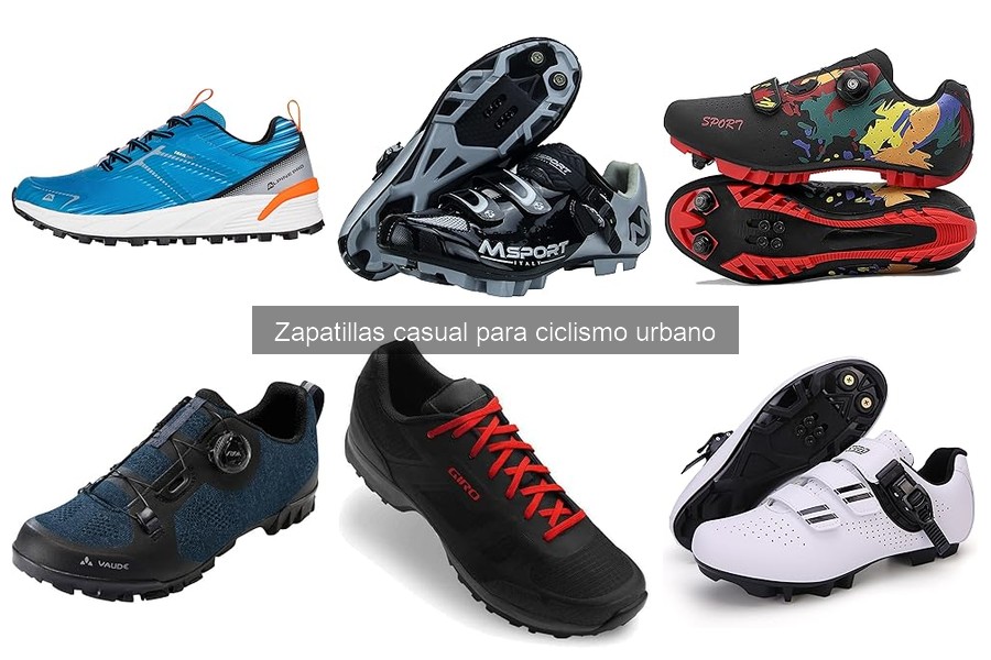 Zapatillas casual para ciclismo urbano vs zapatillas de deporte