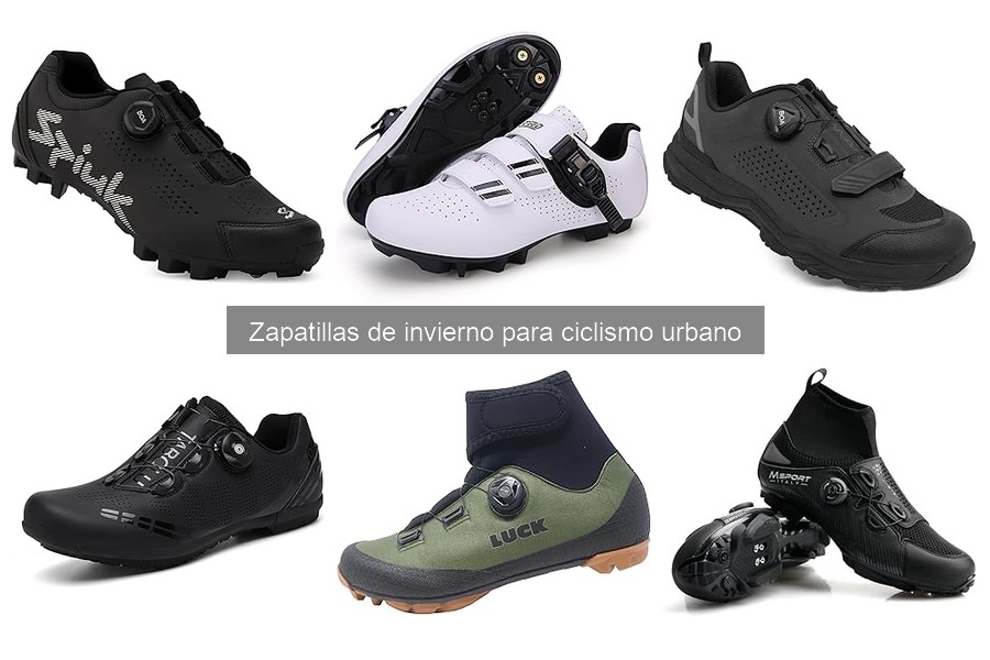 Zapatillas de invierno para ciclismo urbano: características esenciales