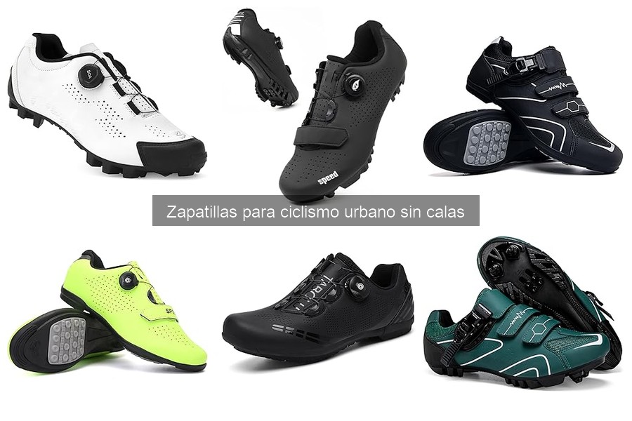 Zapatillas para ciclismo urbano sin calas: características esenciales